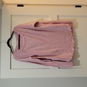 We The Free Light Pink Long Sleeve Thermal Top